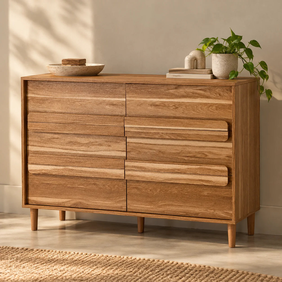 Geeli Solid Wood Chest Of Drawer