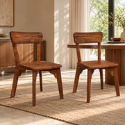 Regal Solid Sheesham Wood Chair | Luxurious Dining Chair (Set of 2)