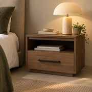 Nestly Teak Wood Bedside