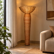 Calendula Cane Floor Lamp | Elegant & Luxurious Standing Lamp for Home Decor