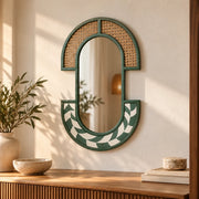 Spectrum Cane Wall Mirror | Vibrant & Prismatic Decorative Wall Mirror