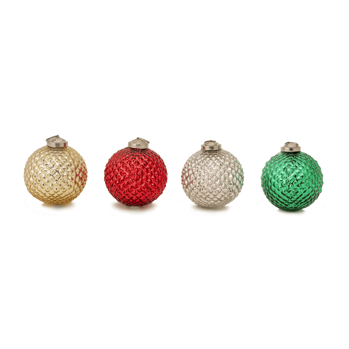 Gloria Small Christmas Ornaments Set Of 4