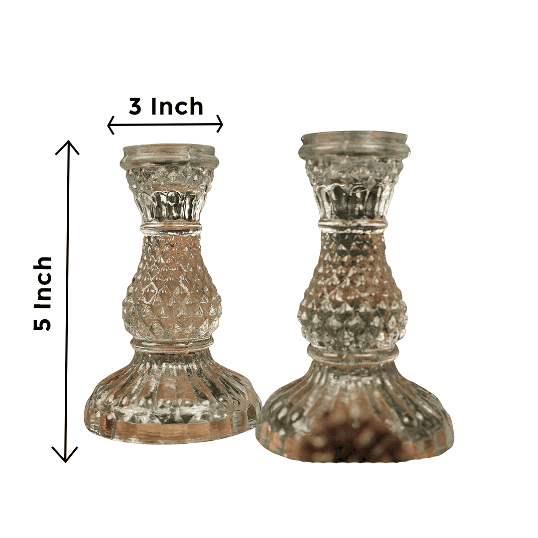 Glass Glow Candle Stand