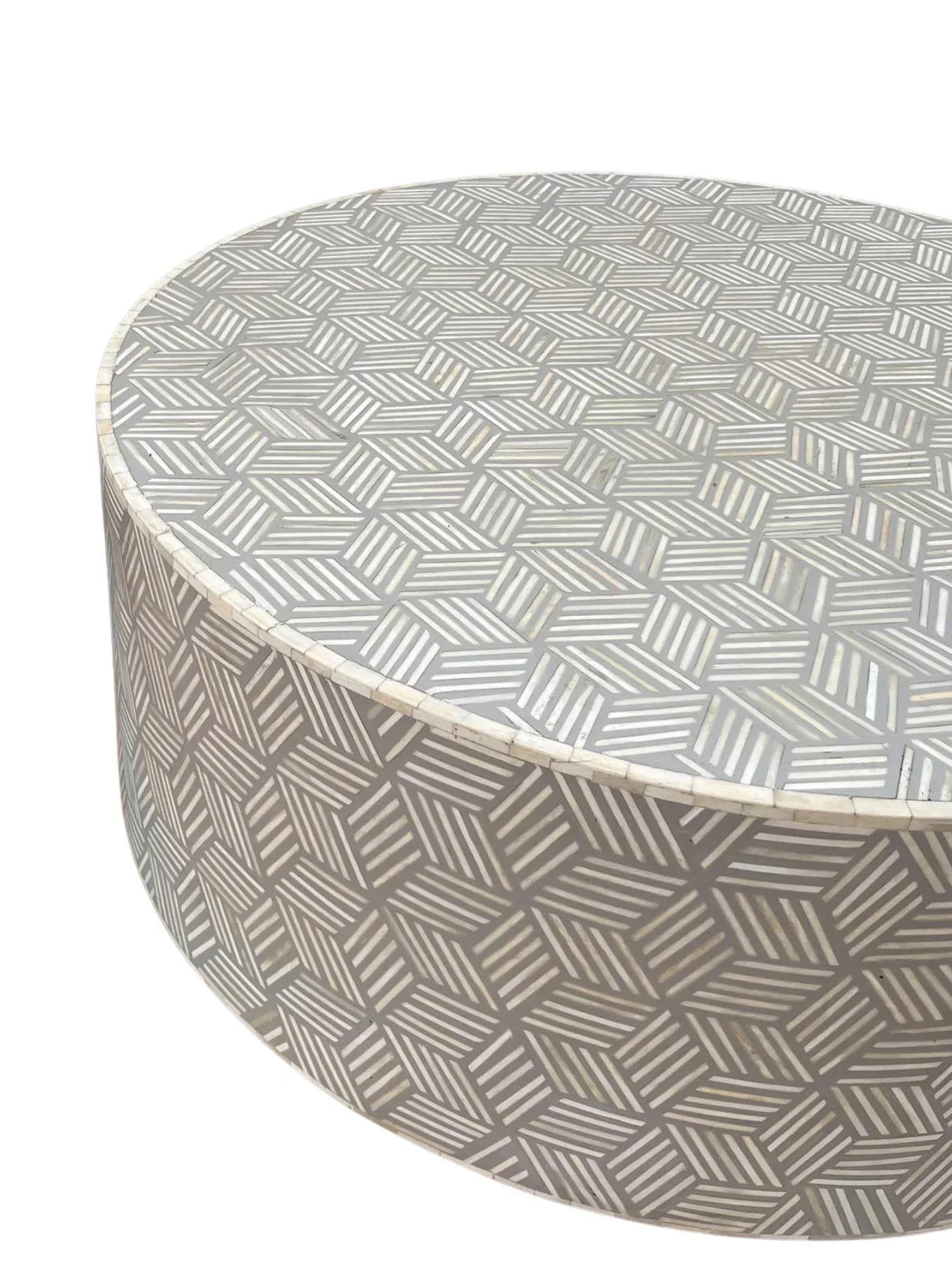 Inlay Round Coffee Table -Geo