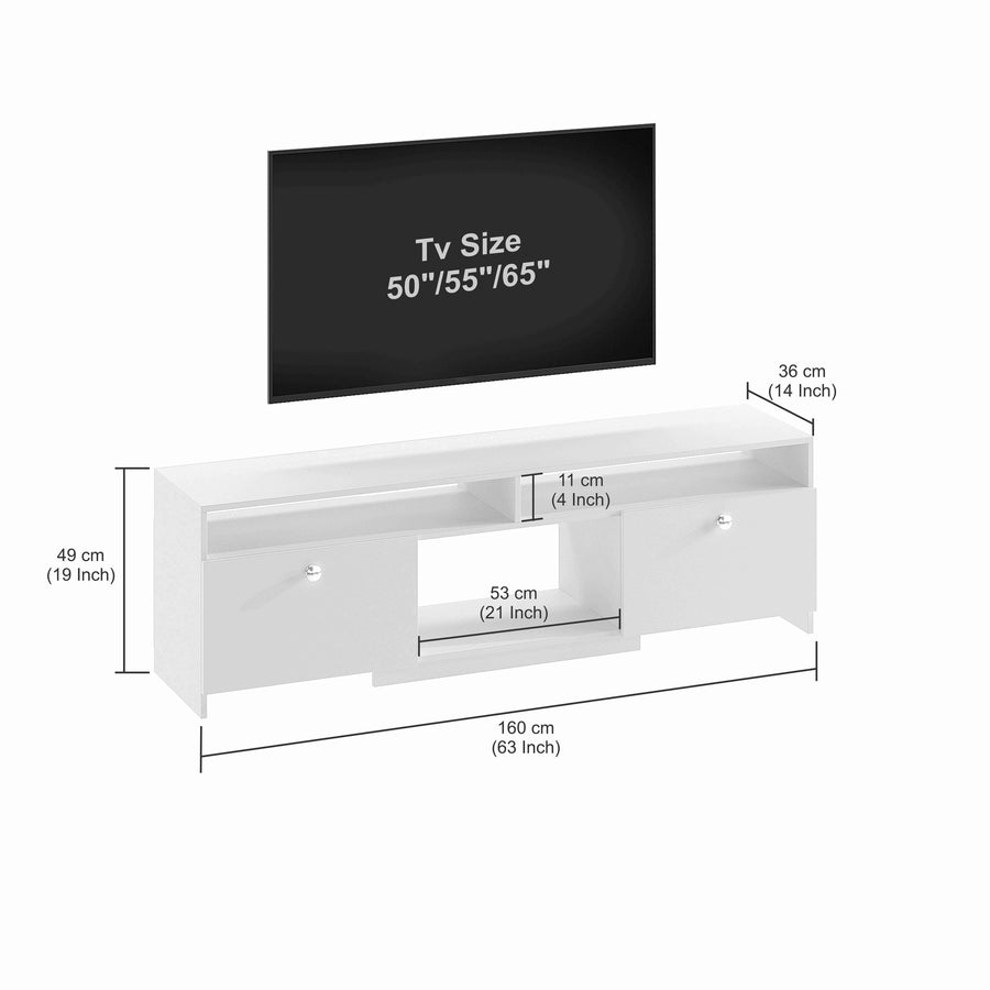 TV Unit for 65 Inch TV with Storage - Salvi
