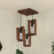 Gyro Brown Cluster Hanging Lamp