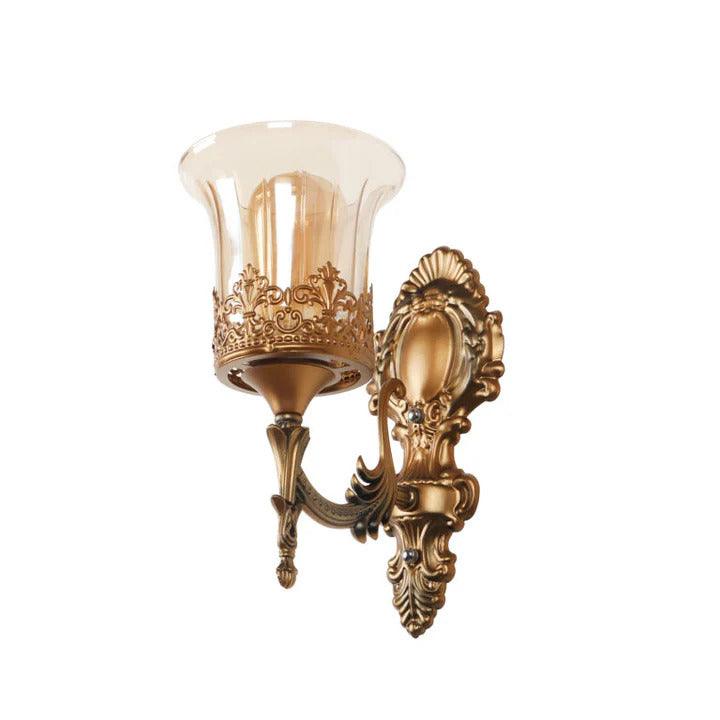 Antique Brass Finish Wall Light