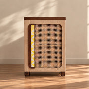 Cocoa Cane Single Door Cabinet
