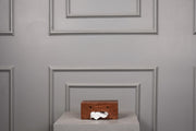 Handcrafted Wooden Double Side Tissue Box