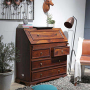 Nona Dune Desk | Sheesham Wood