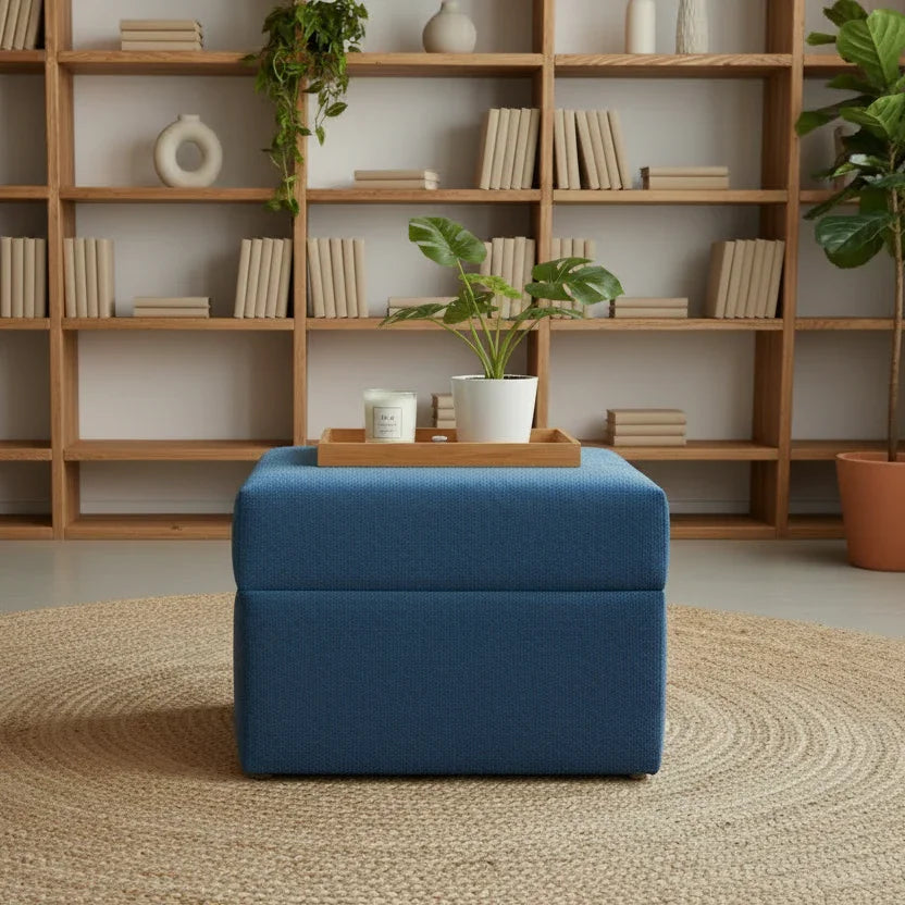 Agatti Fabric Ottoman