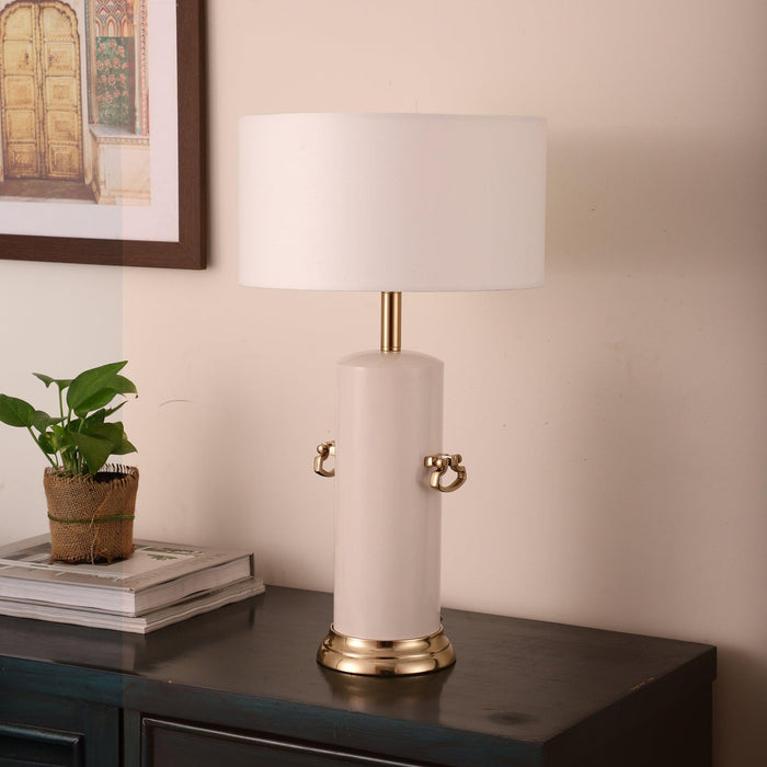 Zenith's Handle Table Lamp | Night Lamp for Bedroom Decor