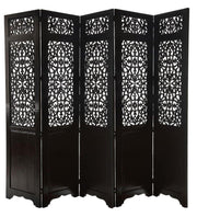 Mango Wood & MDF Jali Room Separator with Panels