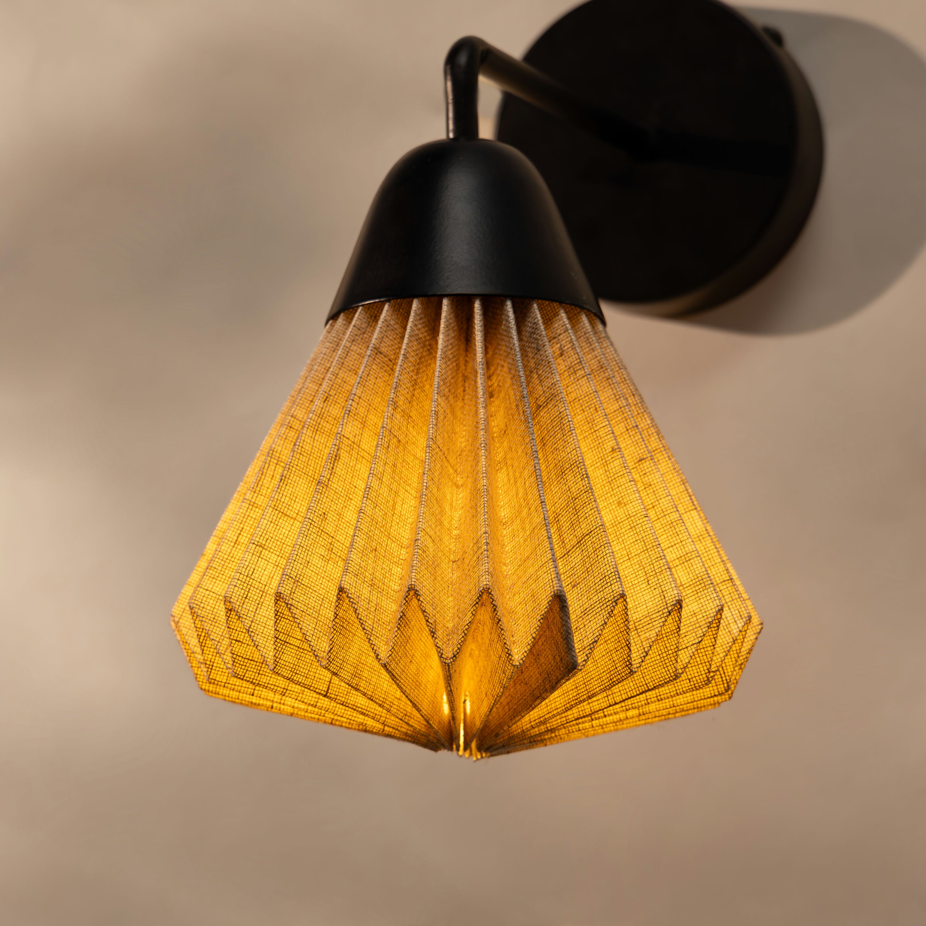 Linen Downlighter - Wall Sconce