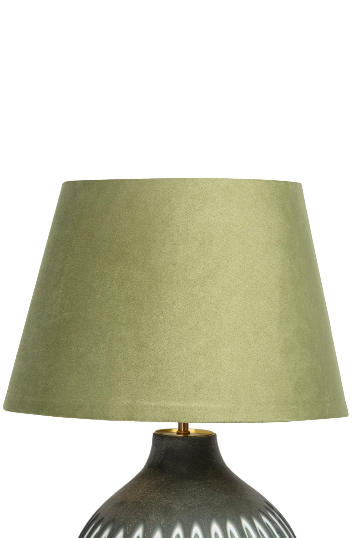 Green and Black Table Lamp