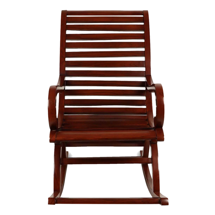 Boston Teak Wood Rocking Chair