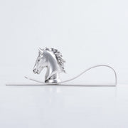 Silver Plated Brass Horse Head Paper Clip