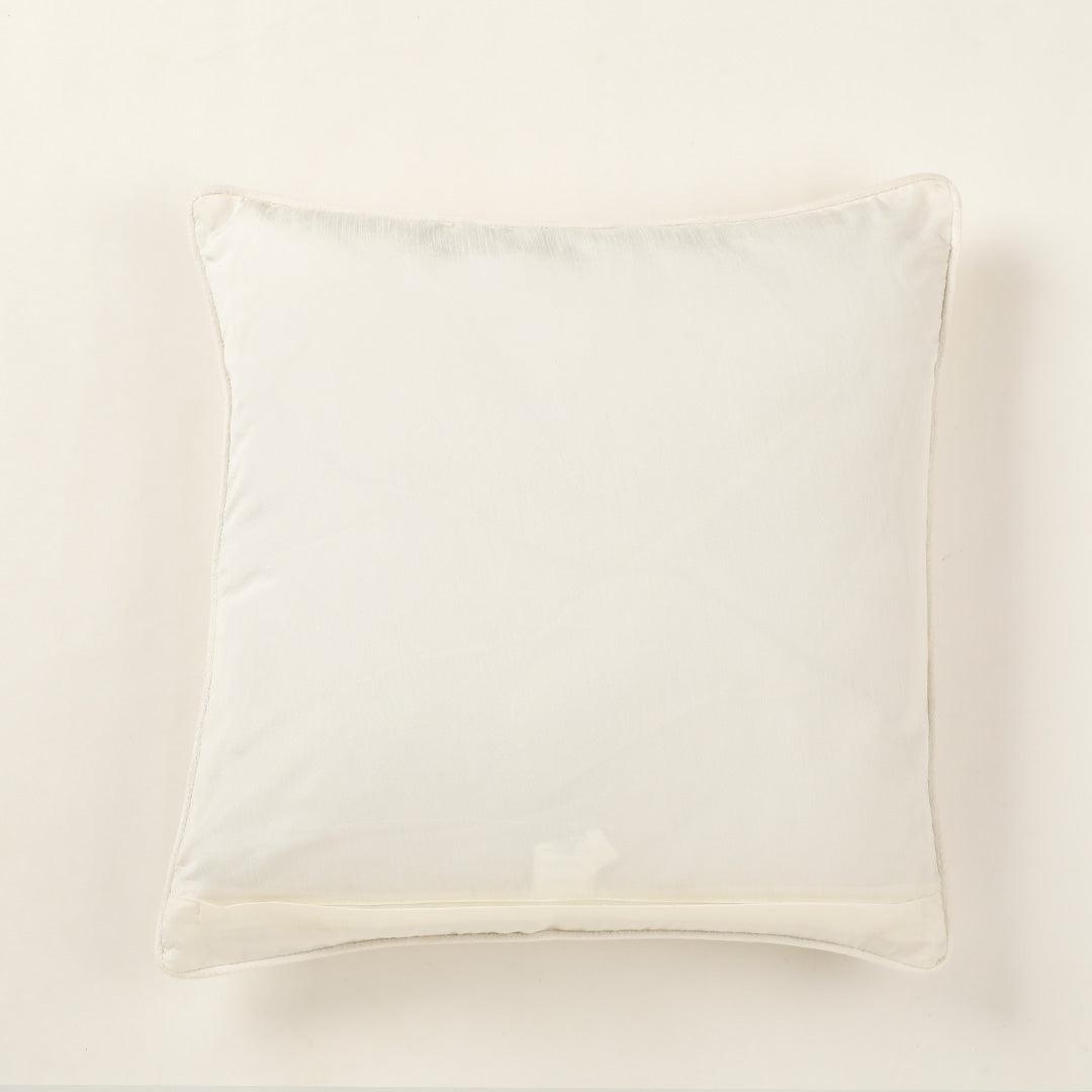 Isra Printed Ivory Cushion Cover