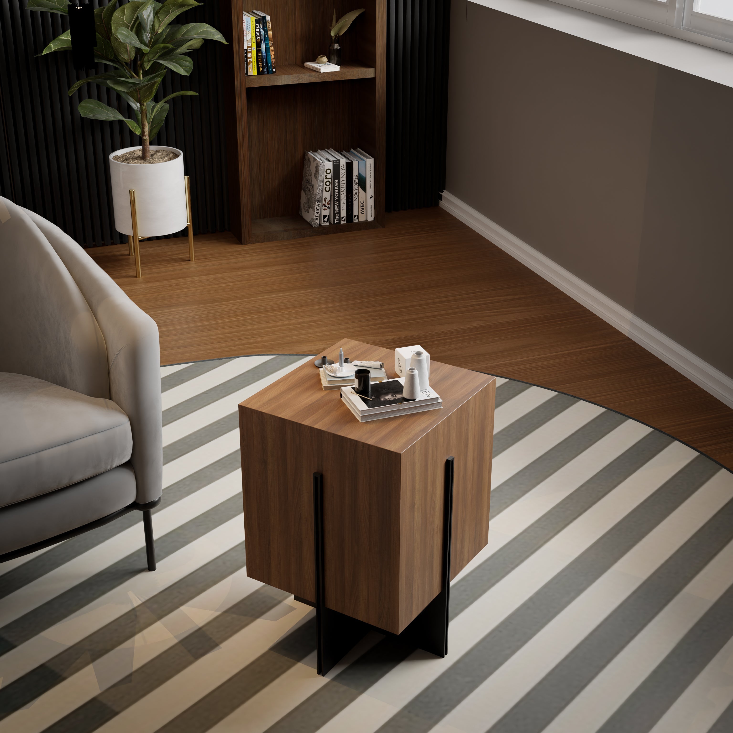 Quest Jet Accent Table