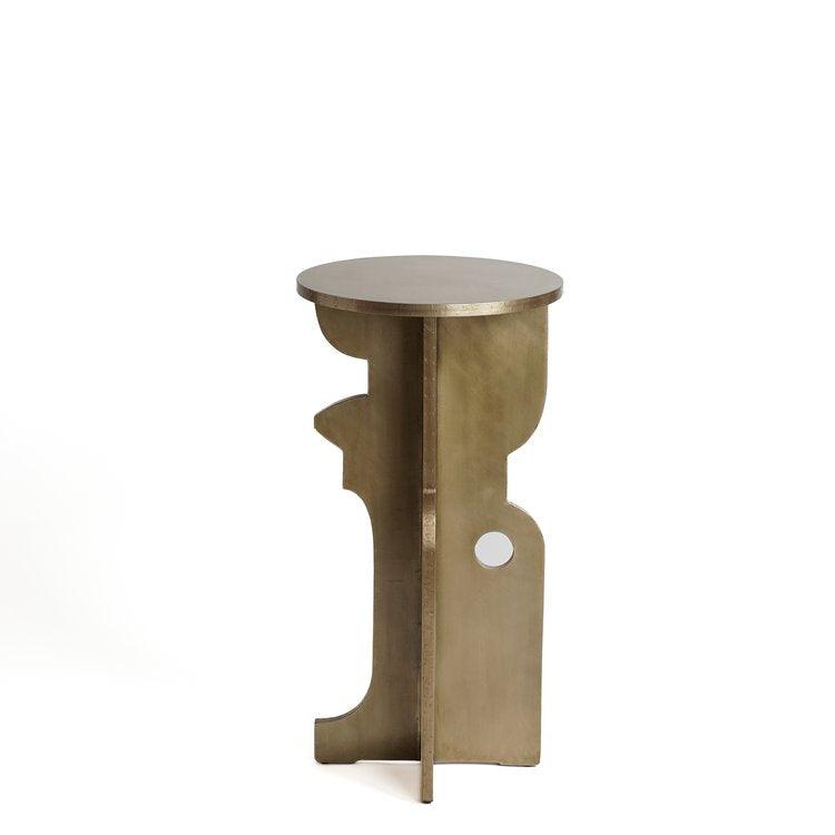 Bedouin Table Gold L | MDF ,Brass