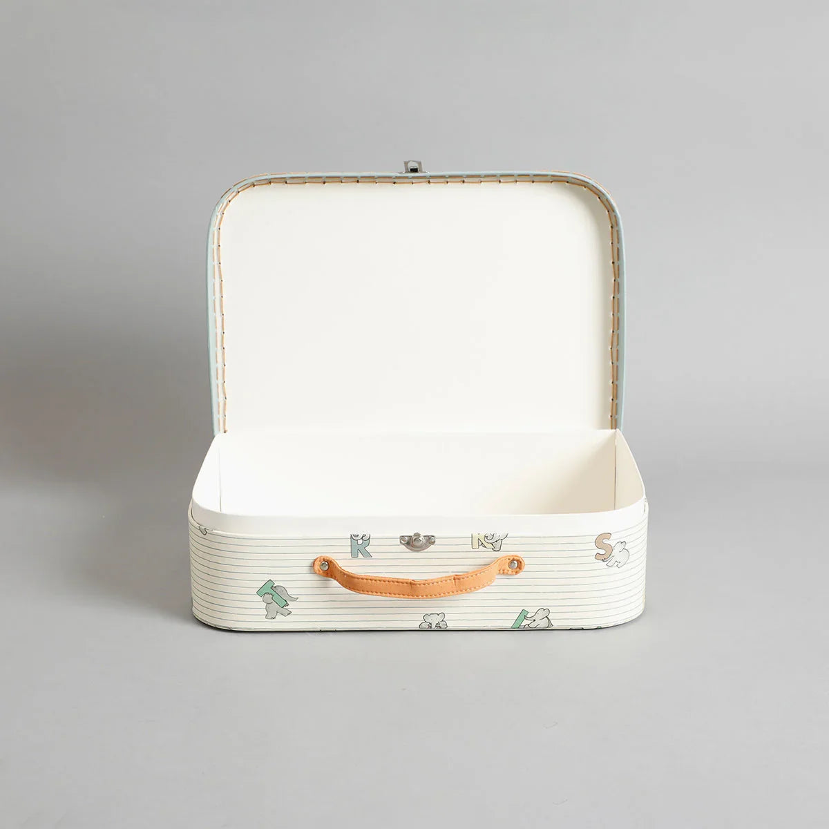Abc Multi Printed Paper Suitcase