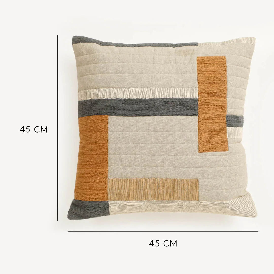 Mathias Rocco Embroidered Cushion Cover