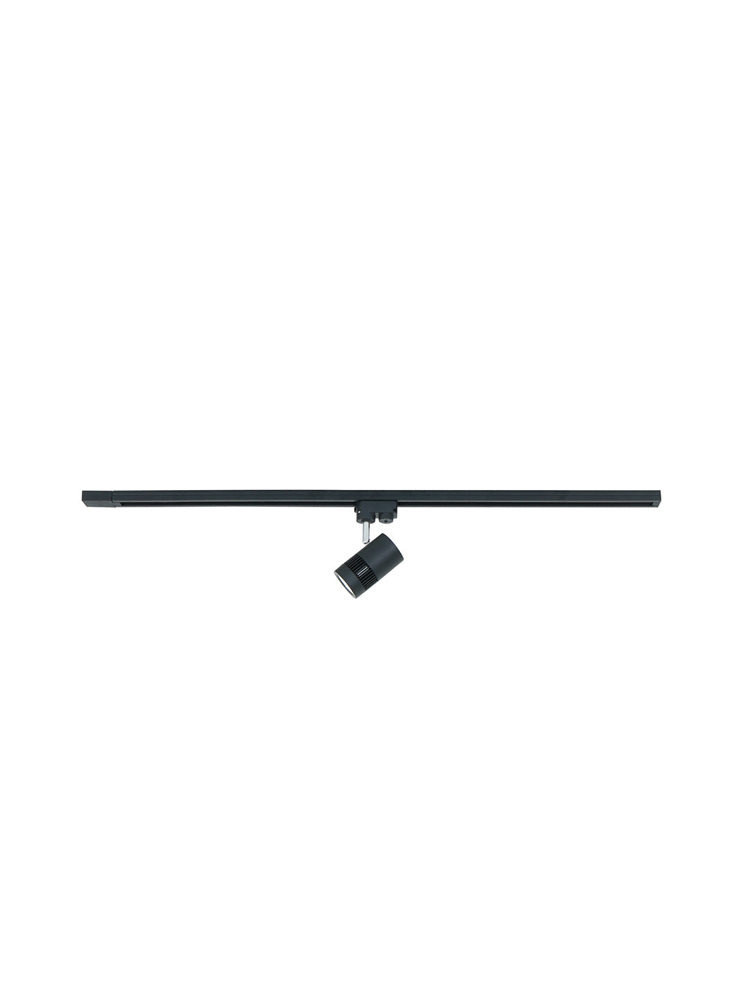 Modern Adjustable Black Vertical-Striped
  Cylindrical Aluminium LED Track Light Spot Lamp