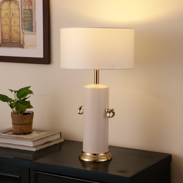 Zenith's Handle Table Lamp | Night Lamp for Bedroom Decor