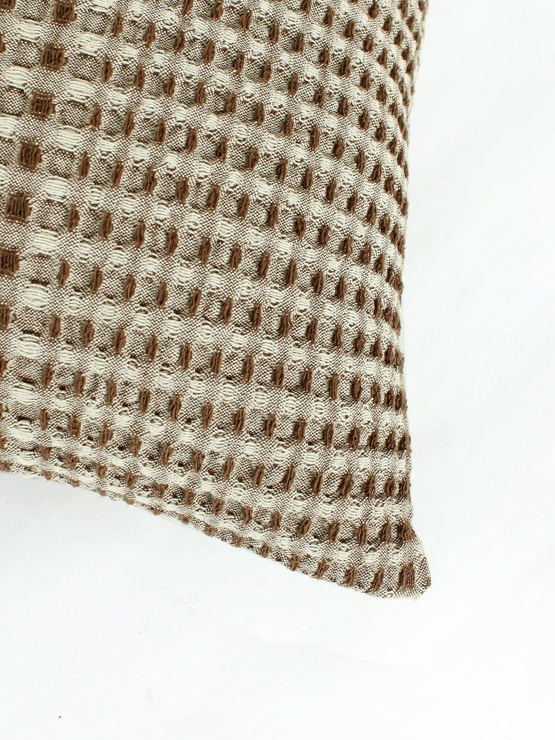 Karakoram Cushion Covers In Dark Brown Colour