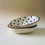 The Polka Dot Bowls | Off White & Black
