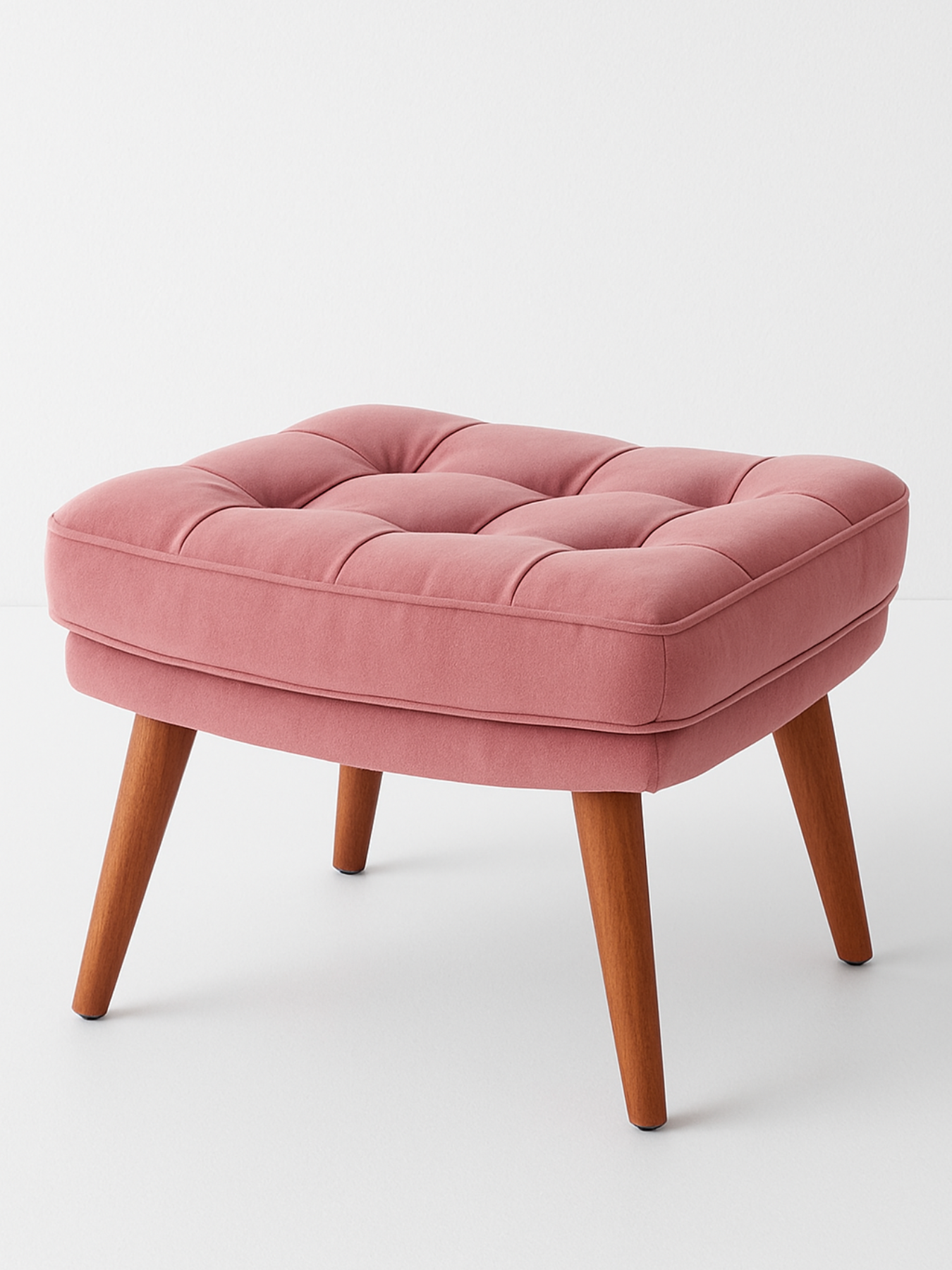 Soft Cushion Ottoman Stool for Living Room