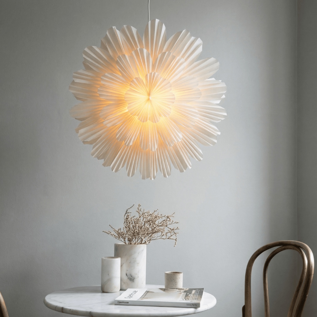 Frill Flower Star- Flower Festive Light- Christmas Decor Hanging