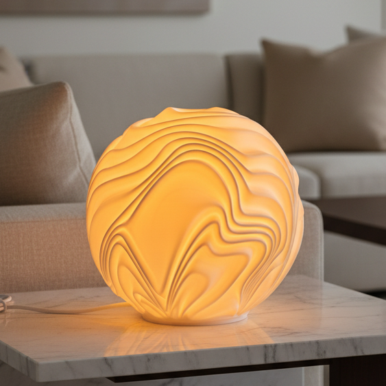 Flow Sculpted Lamp