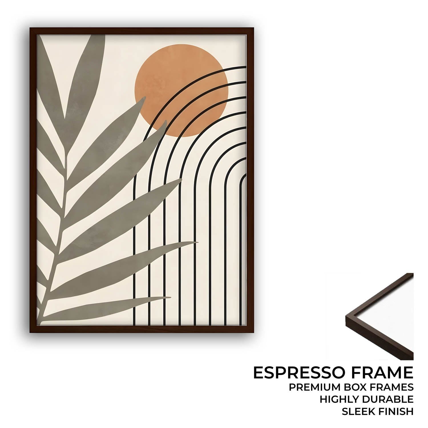 Sunlit Leaves Wall Painting