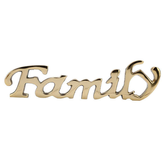 Tabletop FreeStanding | Sign-Family | - Gold