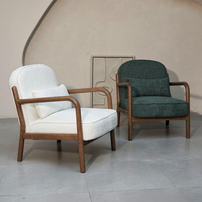 Buy Lounge Chair - Elara Boucle Armchair by Muun Home on IKIRU online store