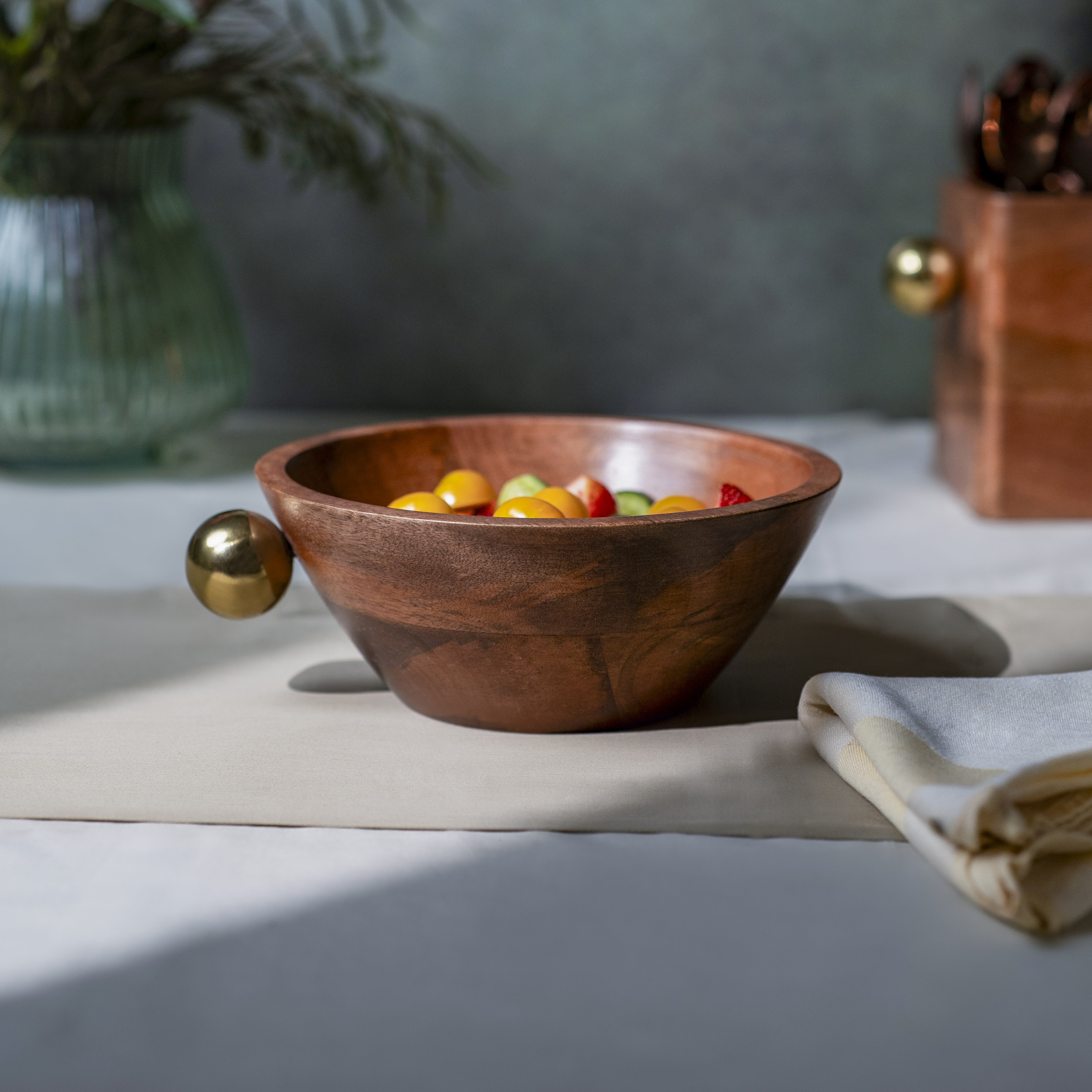 Ora Dhara Wooden Salad Bowl