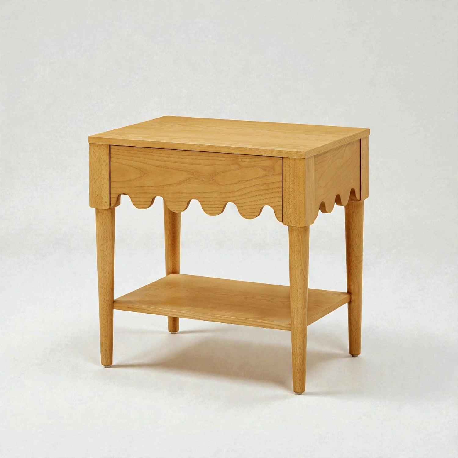 Riles Ash Wood Bedside