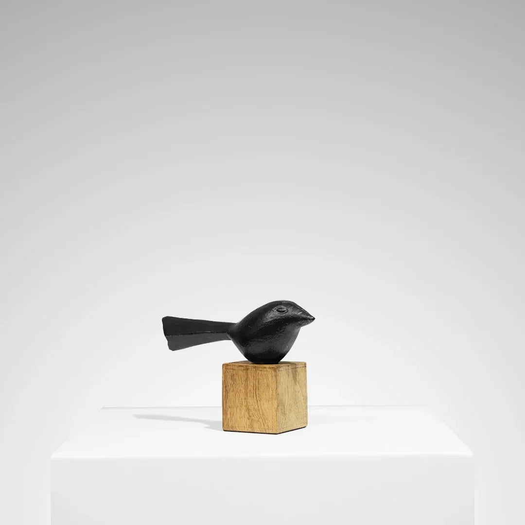 Harmony Trio - Metal Birds on Wooden Stand