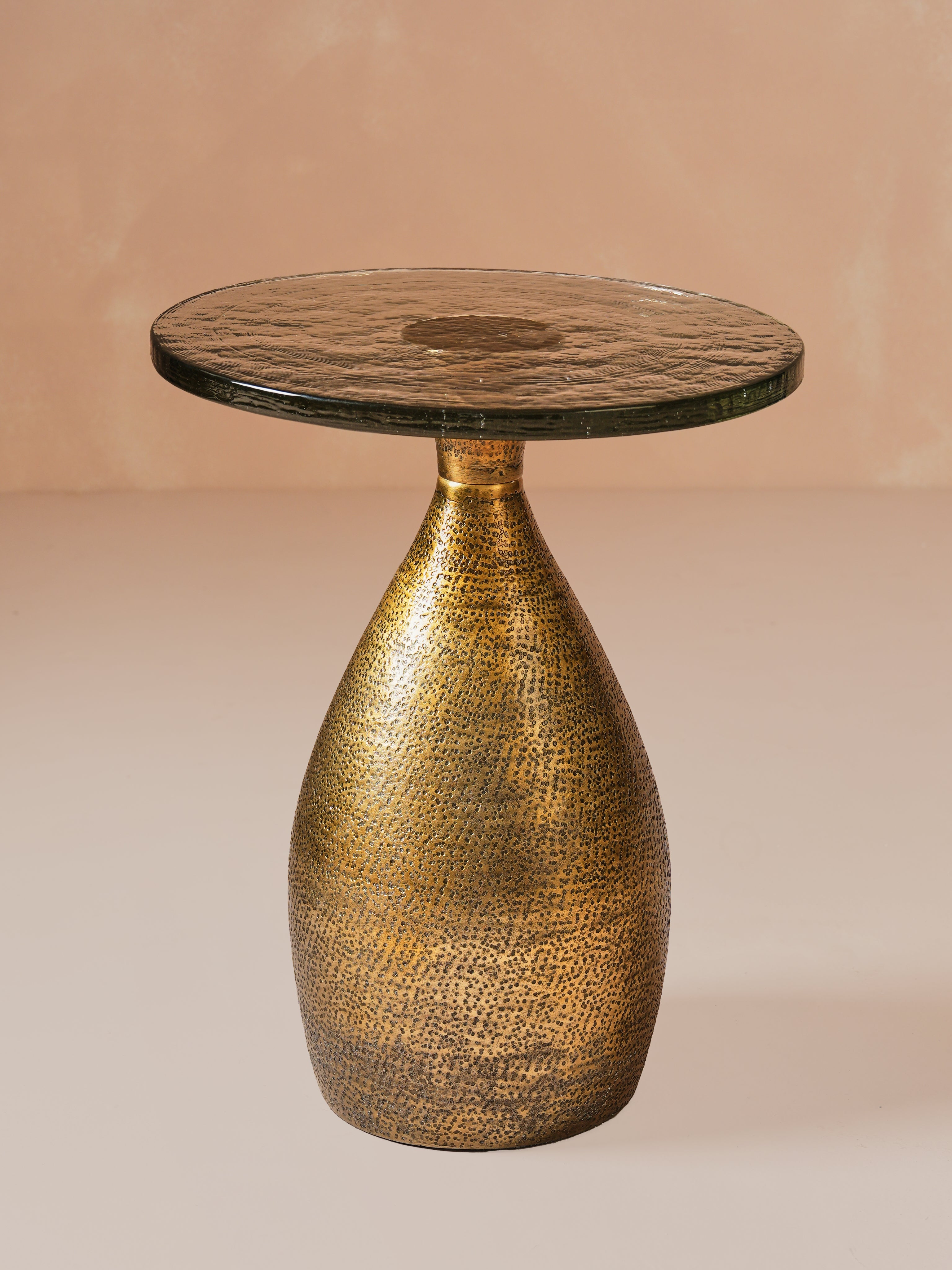 Alba Gold Hammered Table