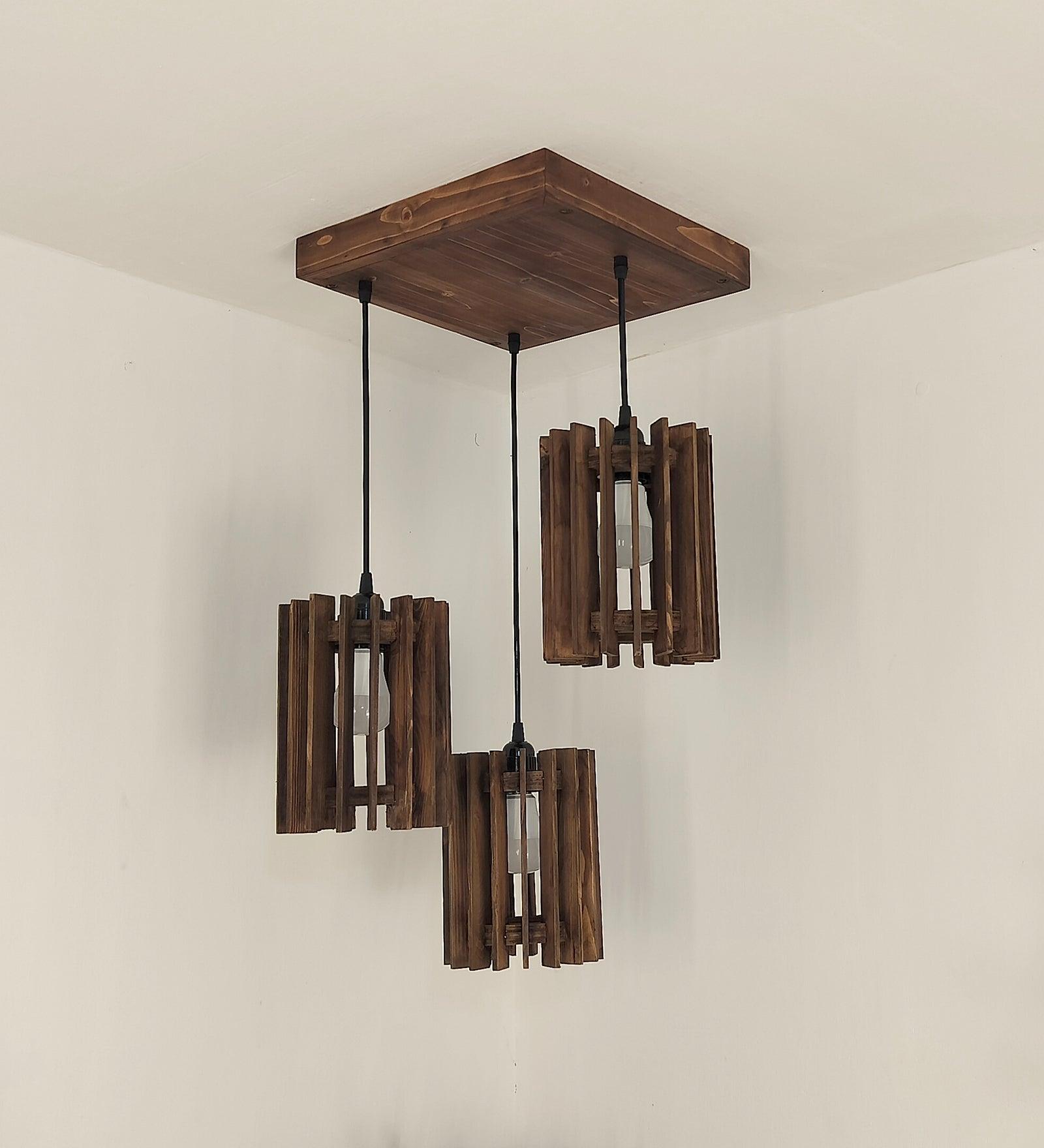 Ventus Brown Cluster Hanging Lamp