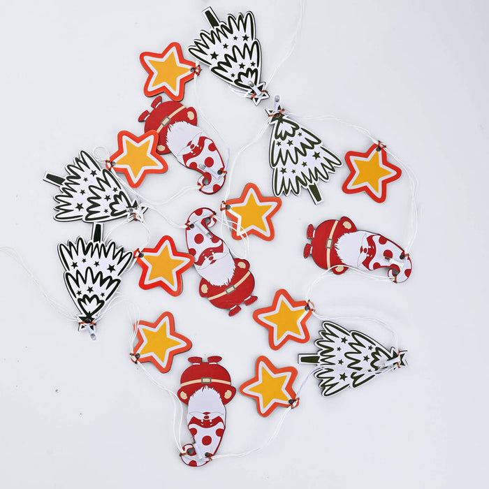 Santa - Christmas Tree Light Bunting