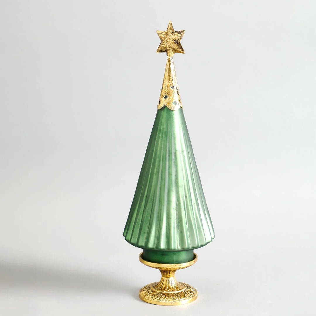 Star Christmas Glass Decorative Tree