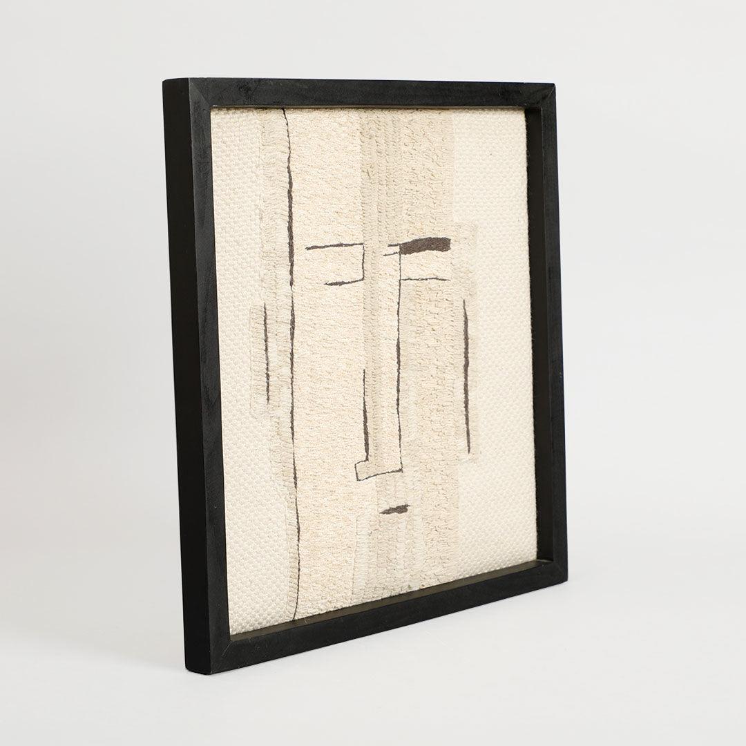 Ezra Embroidered Square Wall Art