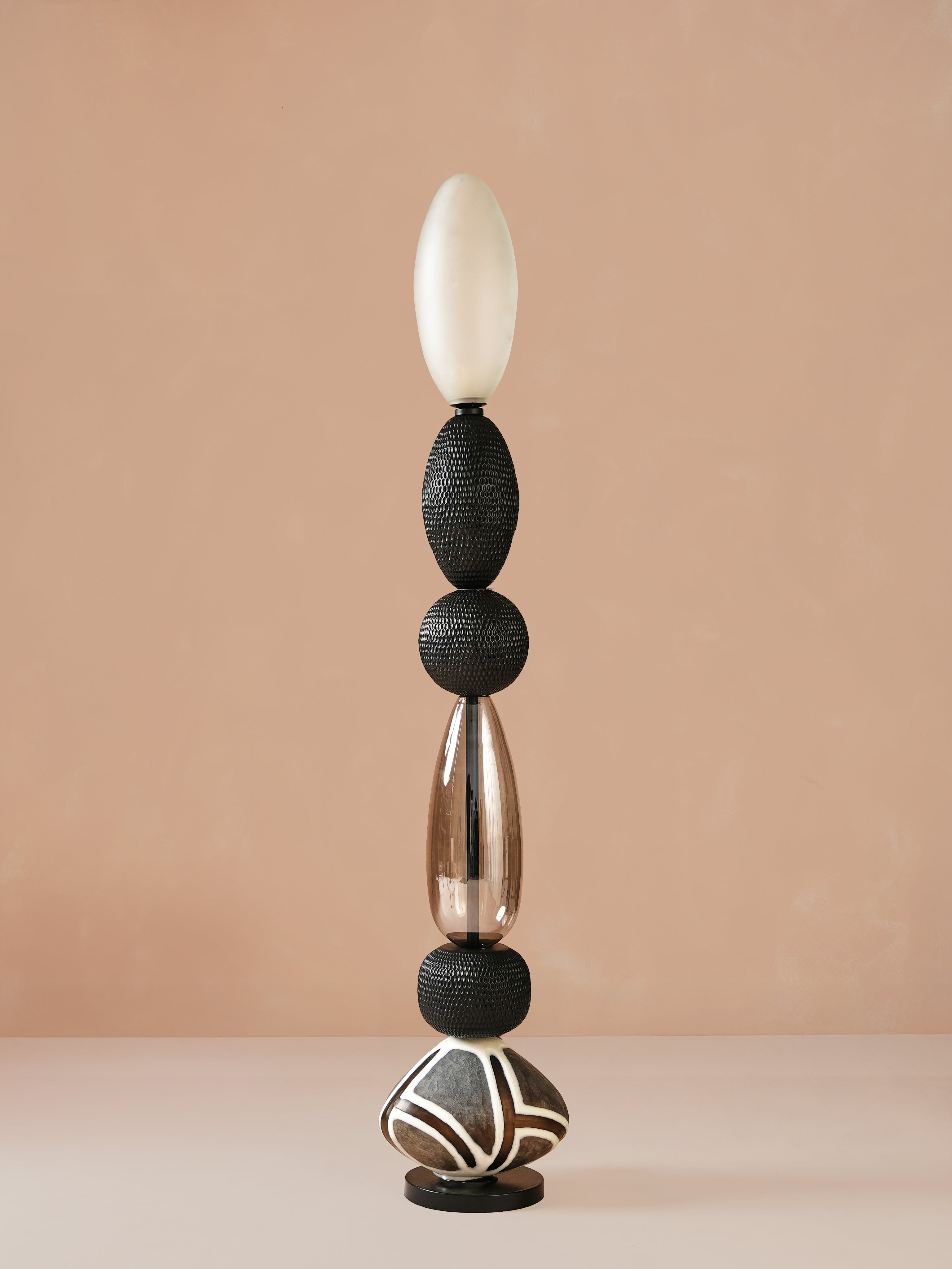 Lagori Black Floor Lamp
