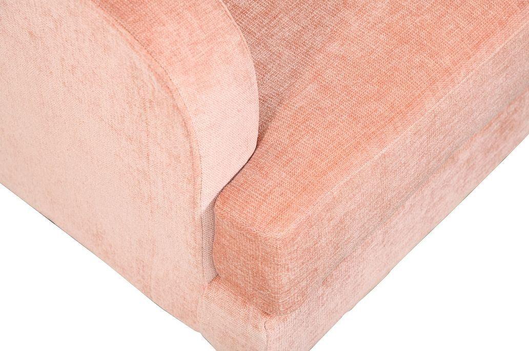 Pearl Wing Chair | Plush Rose Lounge Chair for Living Room & Study | Comfortable Chair