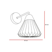 Linen Downlighter - Wall Sconce