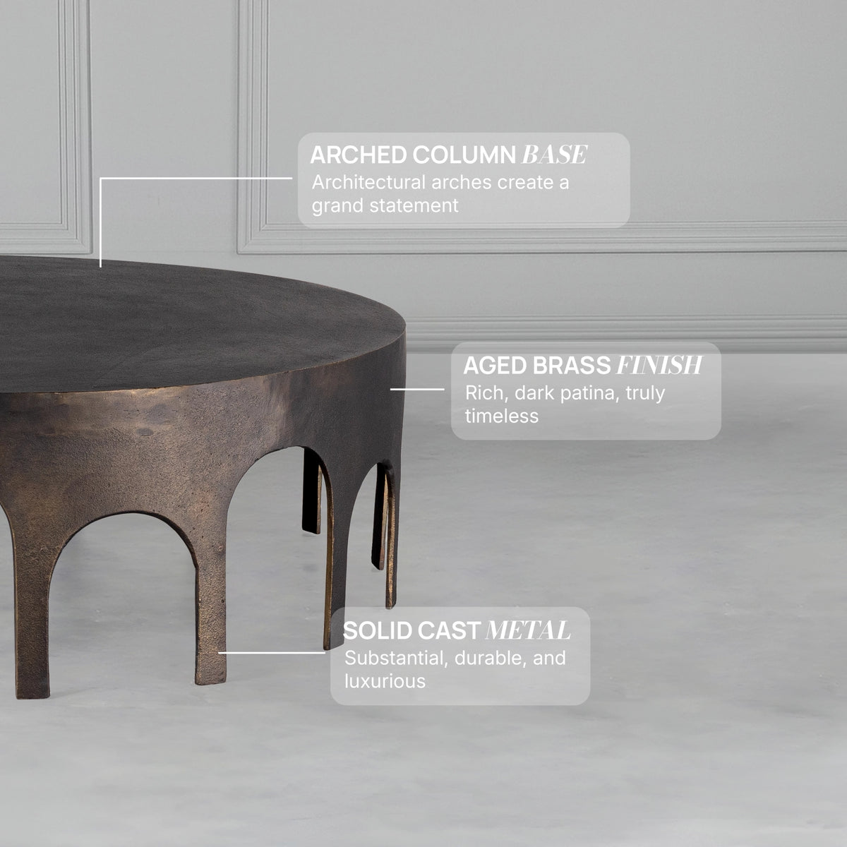 Patina Arch Coffee Table