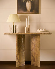 Solene - Fossil Brown Console Table