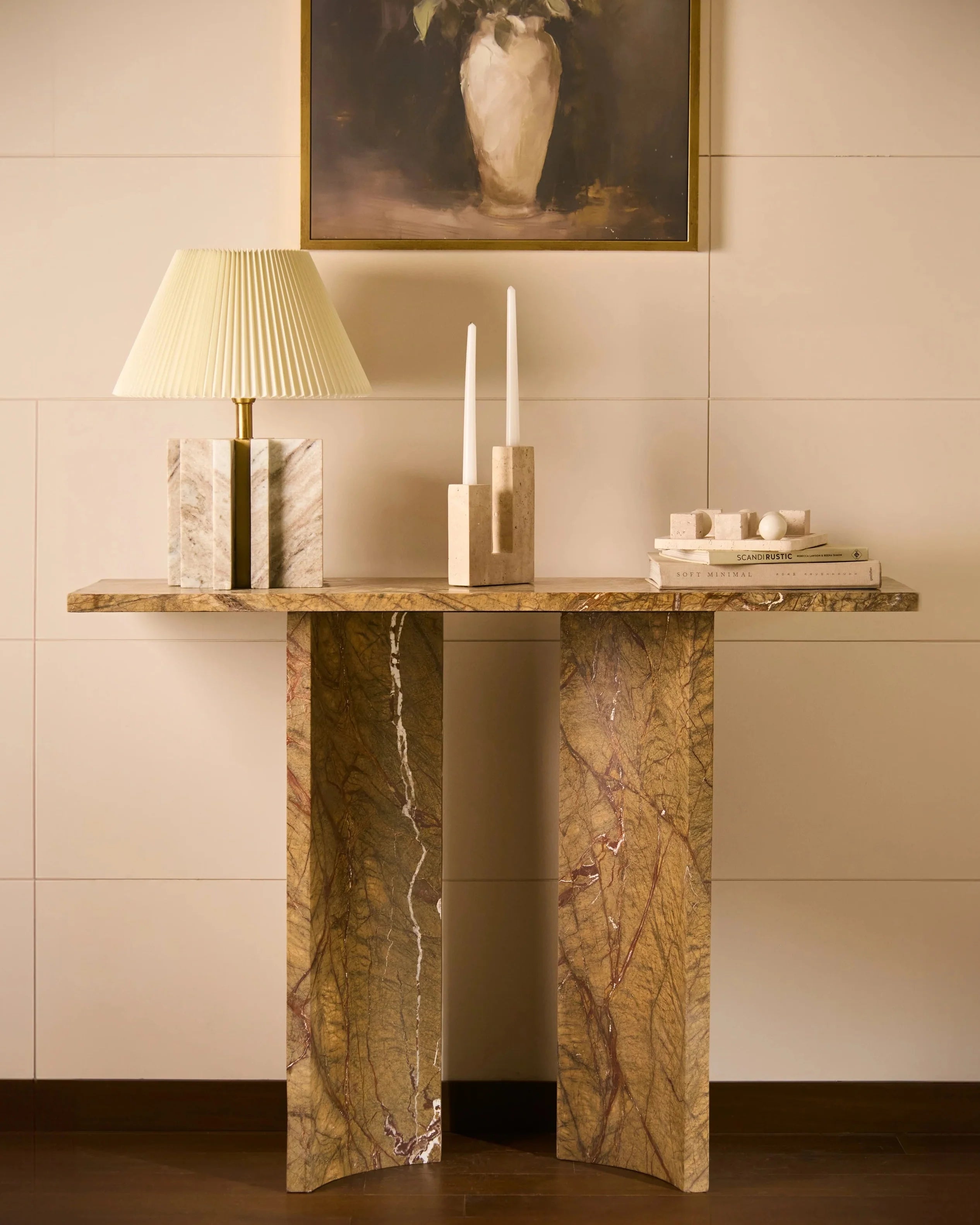 Solene - Fossil Brown Console Table